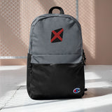 Red X Champion Embroidered Backpack