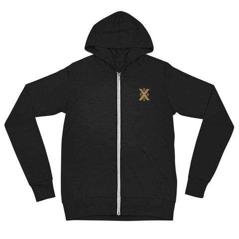 Vintage Brand X Triblend Zip Hoodie